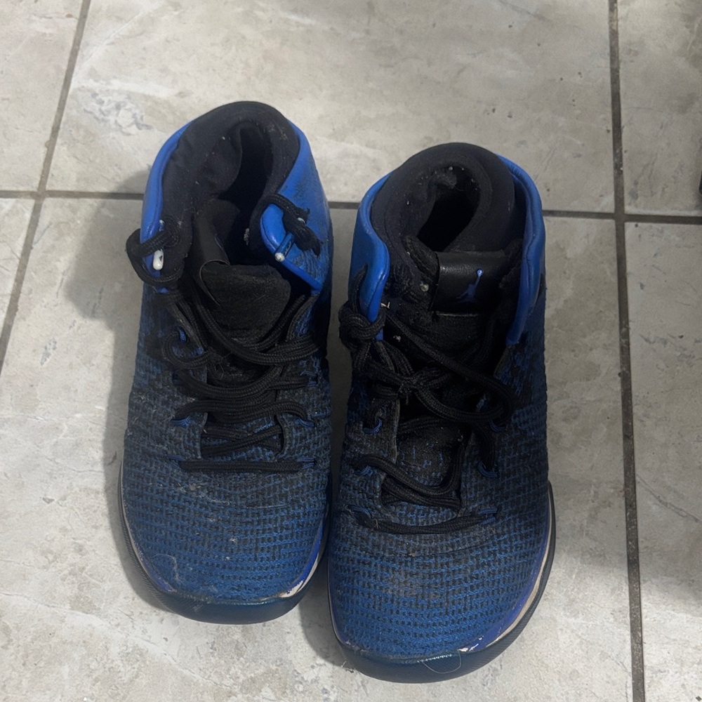 Kids Jordan Blue Athletic Shoes